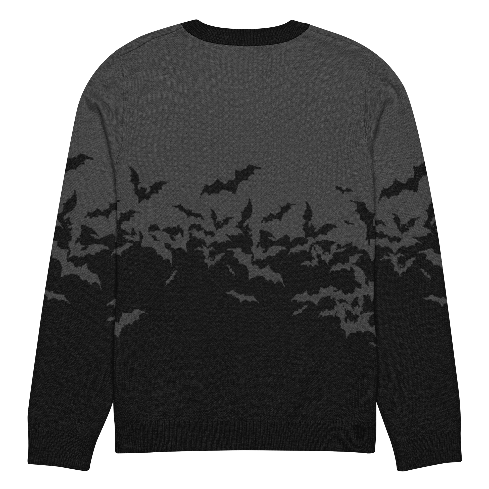 Night Swarm Knit Crewneck Sweater Goth Cloth Co.