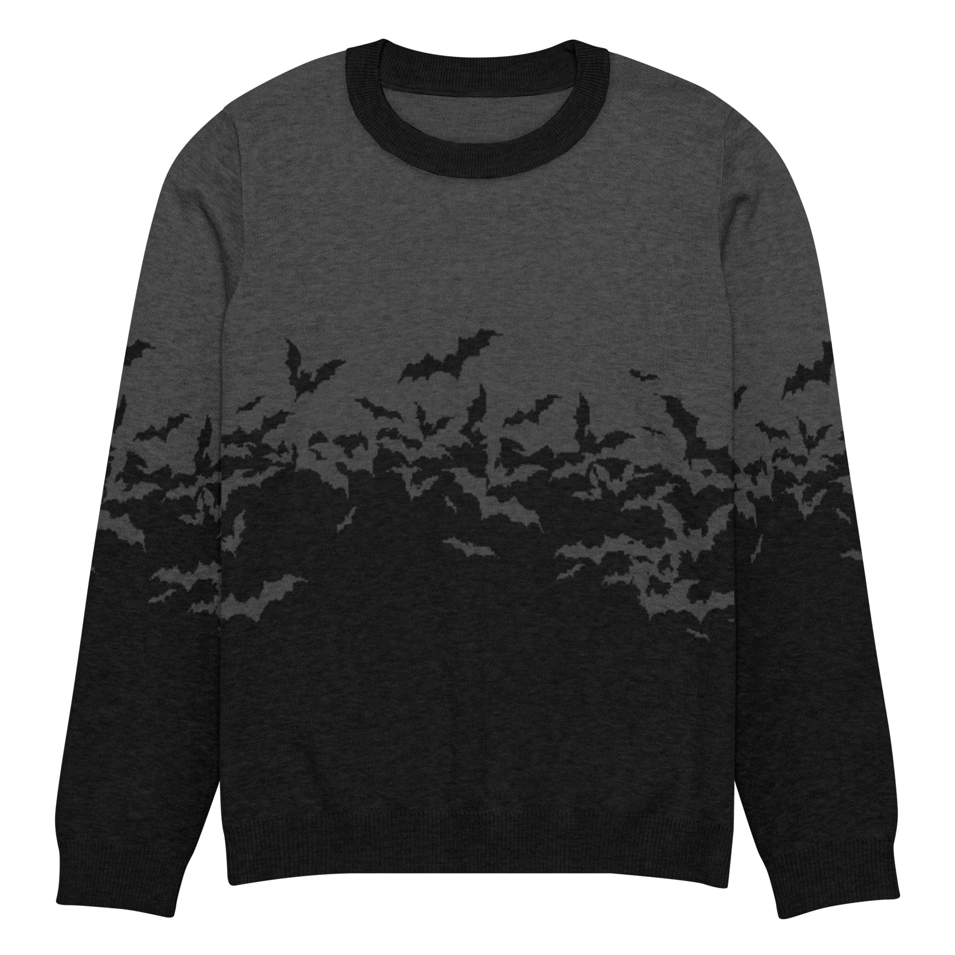 Night Swarm Knit Crewneck Sweater Goth Cloth Co.