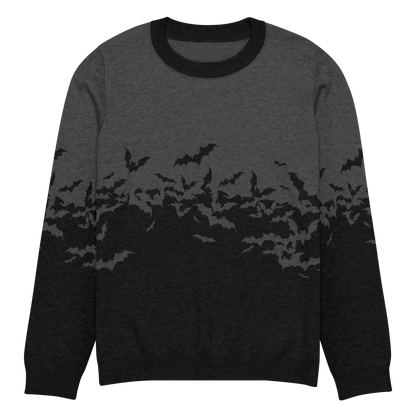 Night Swarm Knit Crewneck Sweater Goth Cloth Co.