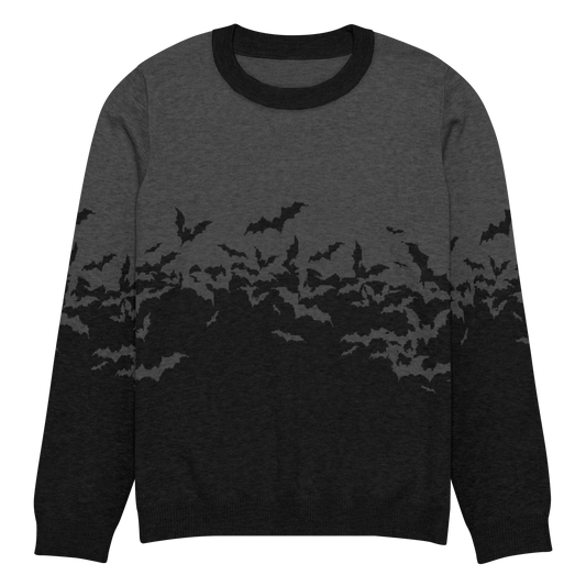 Night Swarm Knit Crewneck Sweater Goth Cloth Co.