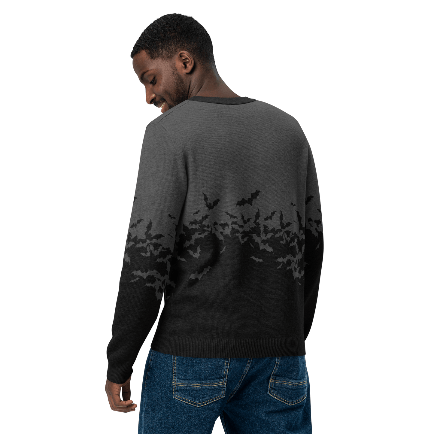 Night Swarm Knit Crewneck Sweater Goth Cloth Co.