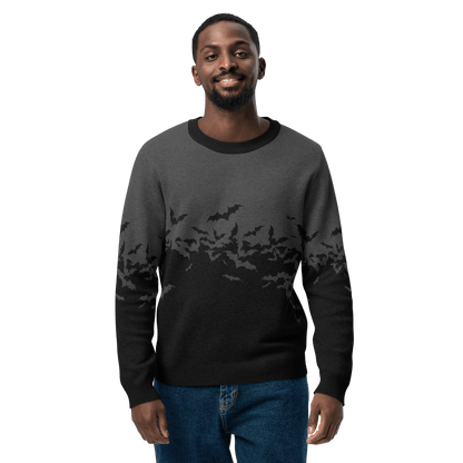 Night Swarm Knit Crewneck Sweater Goth Cloth Co.