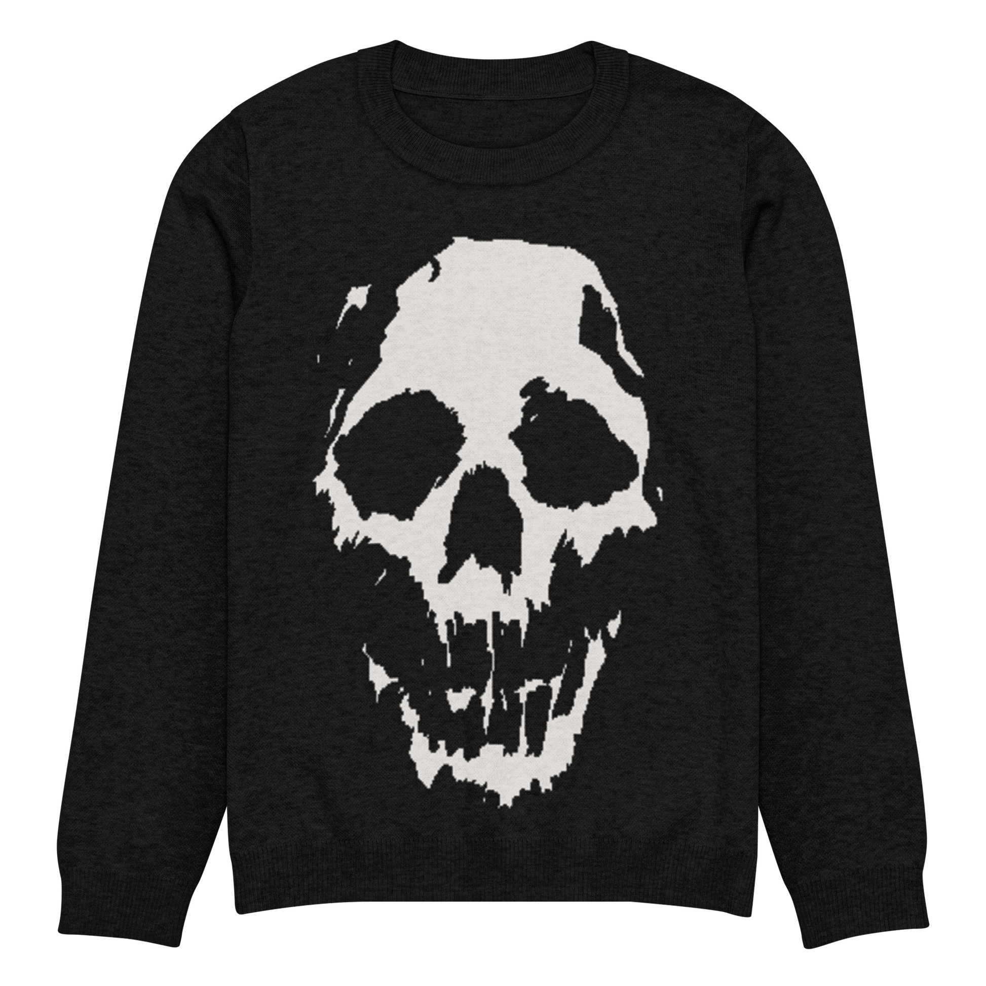 Night Terrors Knit Crewneck Sweater Goth Cloth Co.
