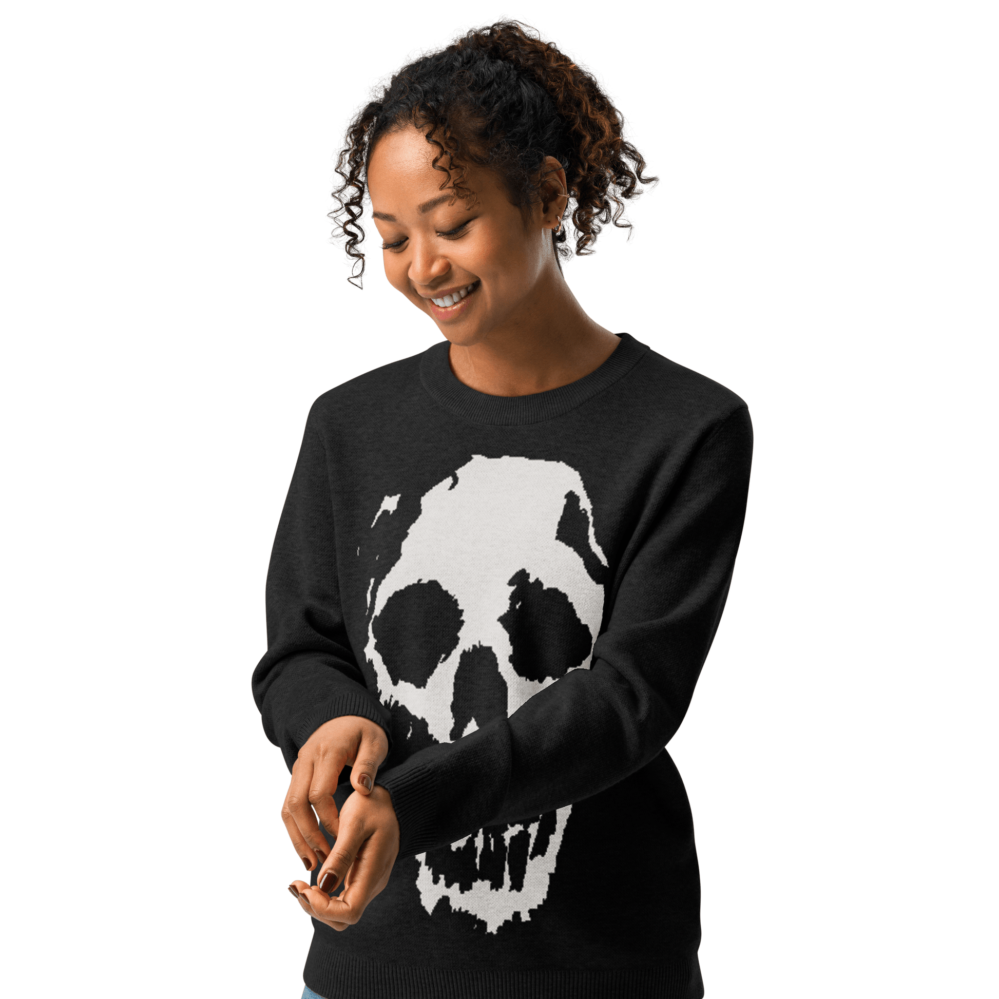 Night Terrors Knit Crewneck Sweater Goth Cloth Co.