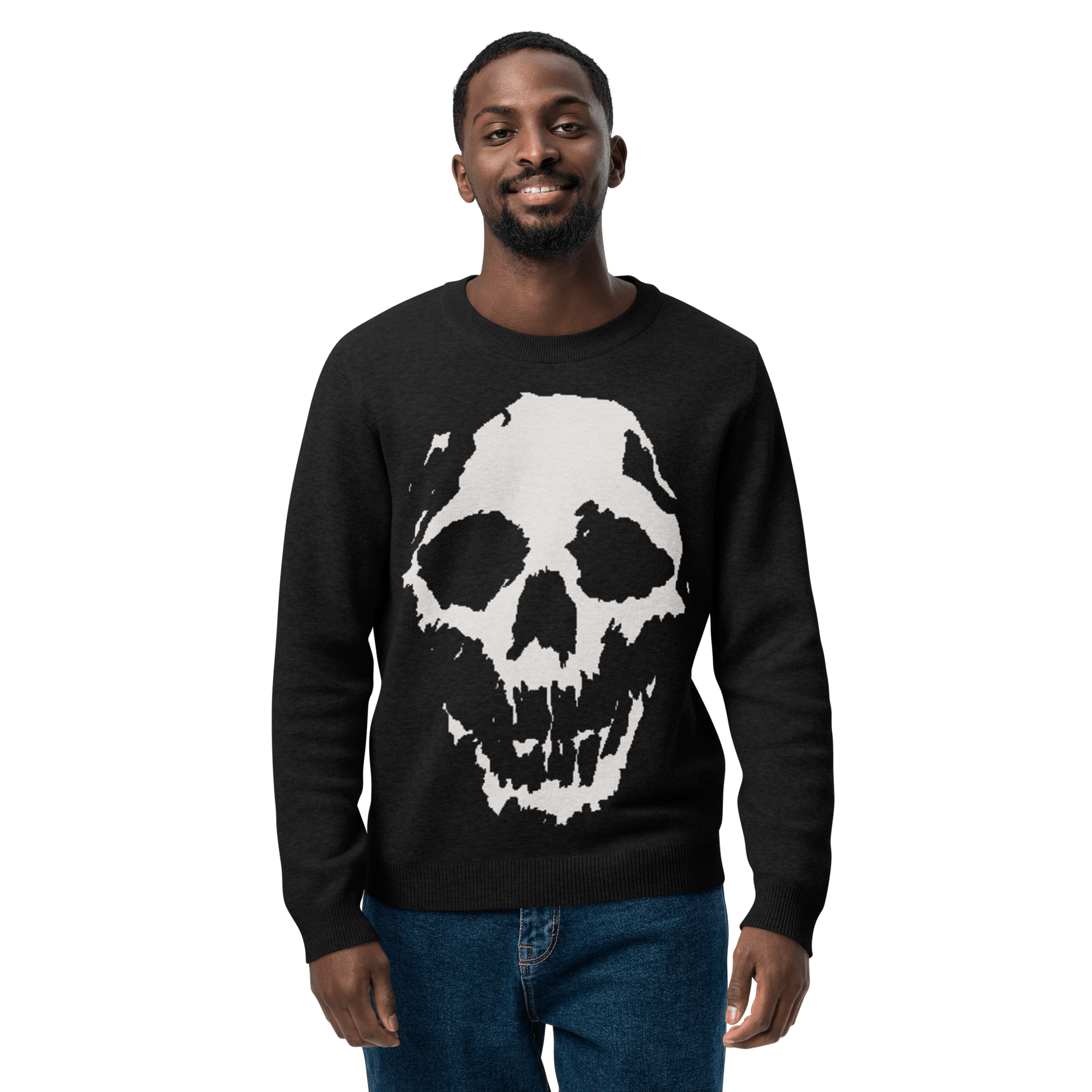 Night Terrors Knit Crewneck Sweater Goth Cloth Co.
