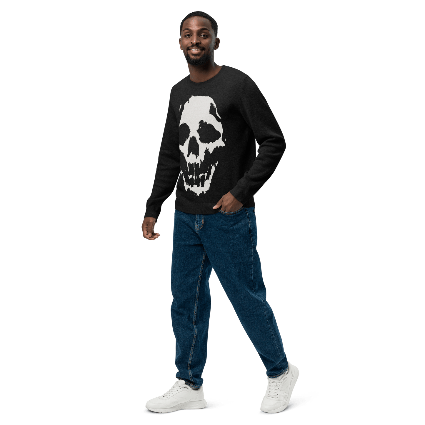Night Terrors Knit Crewneck Sweater Goth Cloth Co.