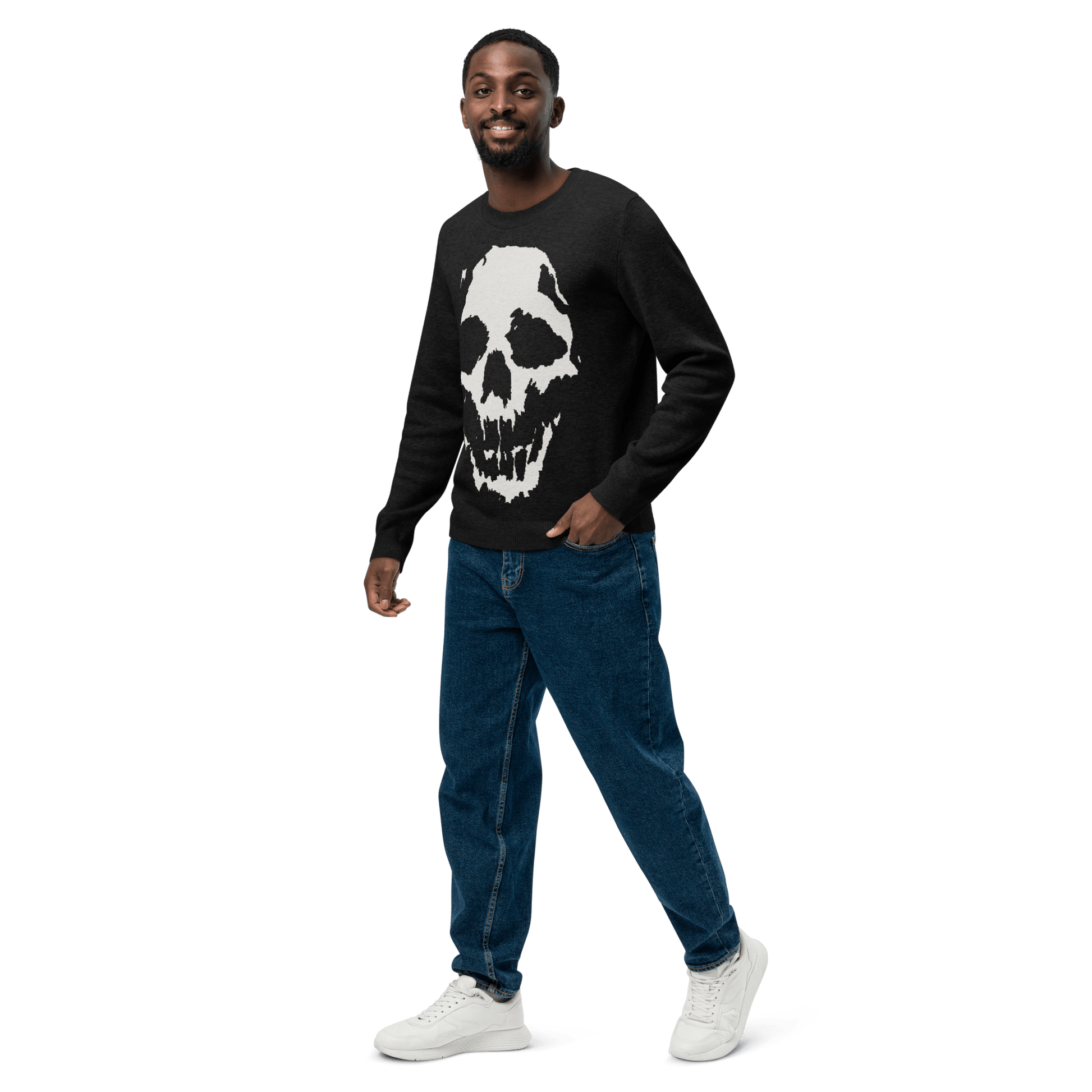 Night Terrors Knit Crewneck Sweater Goth Cloth Co.