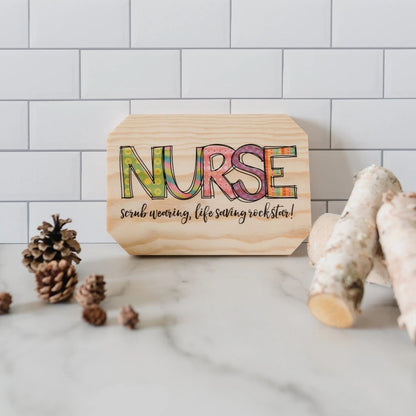Nurse Definition Sign, nurse graduation gift, Nurse Wood Sign, Decor for Nursing Office, Nurse Appreciation Week Gifts Joyful Moose