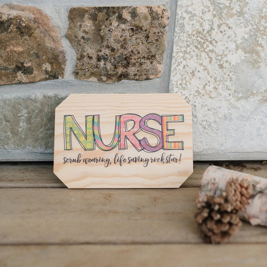 Nurse Definition Sign, nurse graduation gift, Nurse Wood Sign, Decor for Nursing Office, Nurse Appreciation Week Gifts Joyful Moose