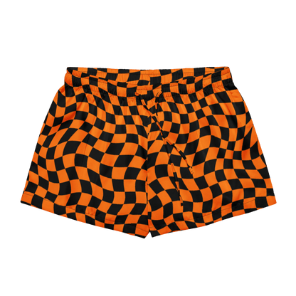 October Tiles Checkered Silky Pajama Shorts Goth Cloth Co.