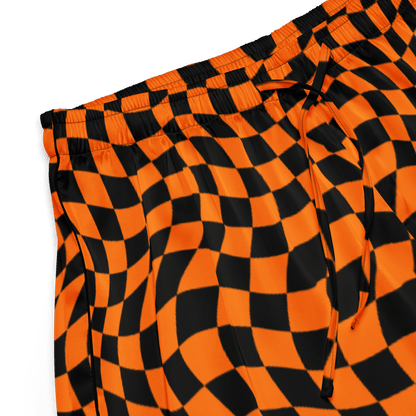 October Tiles Checkered Silky Pajama Shorts Goth Cloth Co.
