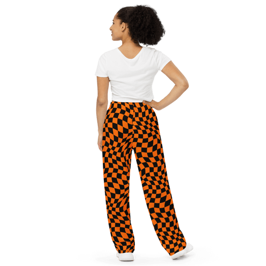 October Tiles Wide Leg Lounge Pants Goth Cloth Co.