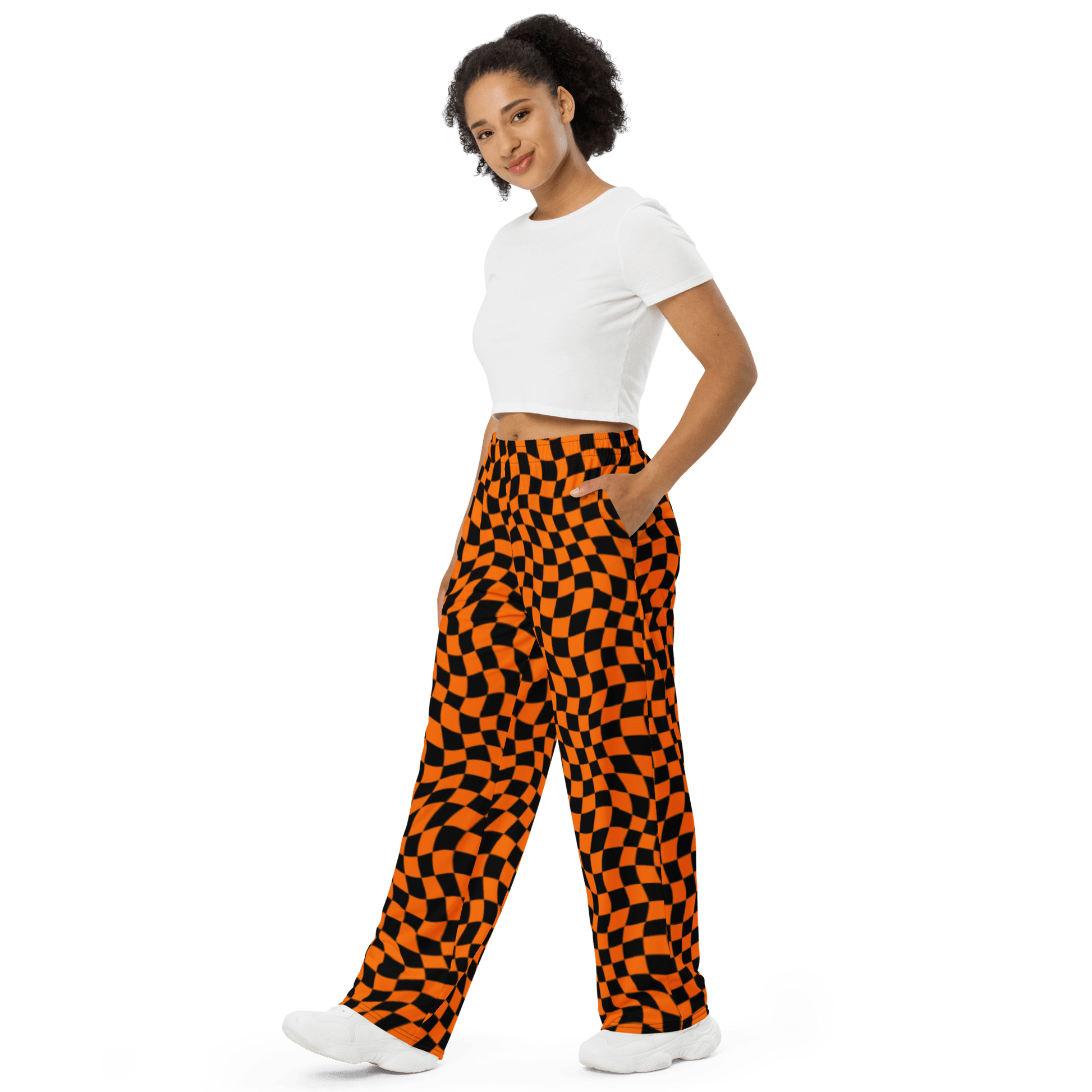 October Tiles Wide Leg Lounge Pants Goth Cloth Co.