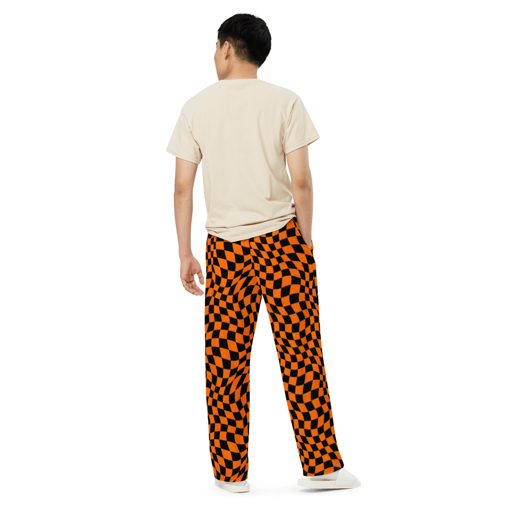 October Tiles Wide Leg Lounge Pants Goth Cloth Co.