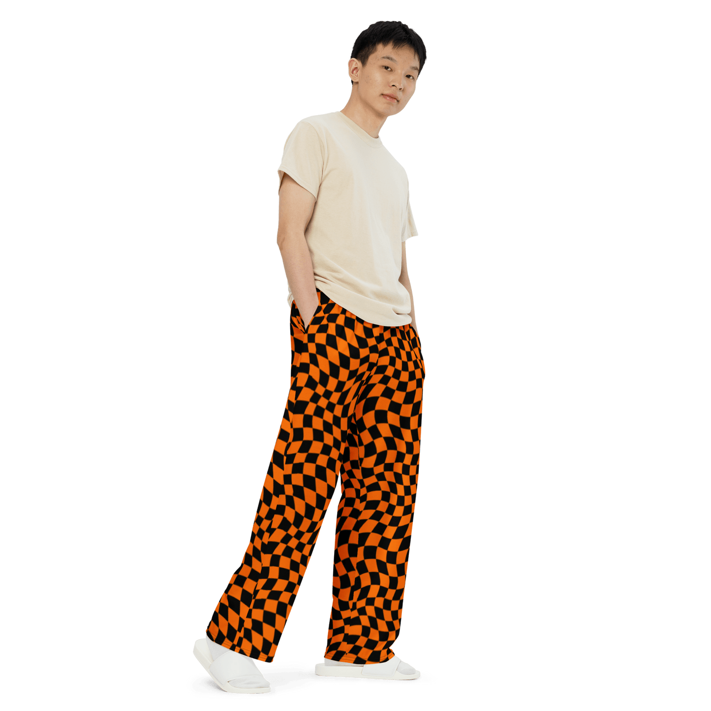 October Tiles Wide Leg Lounge Pants Goth Cloth Co.