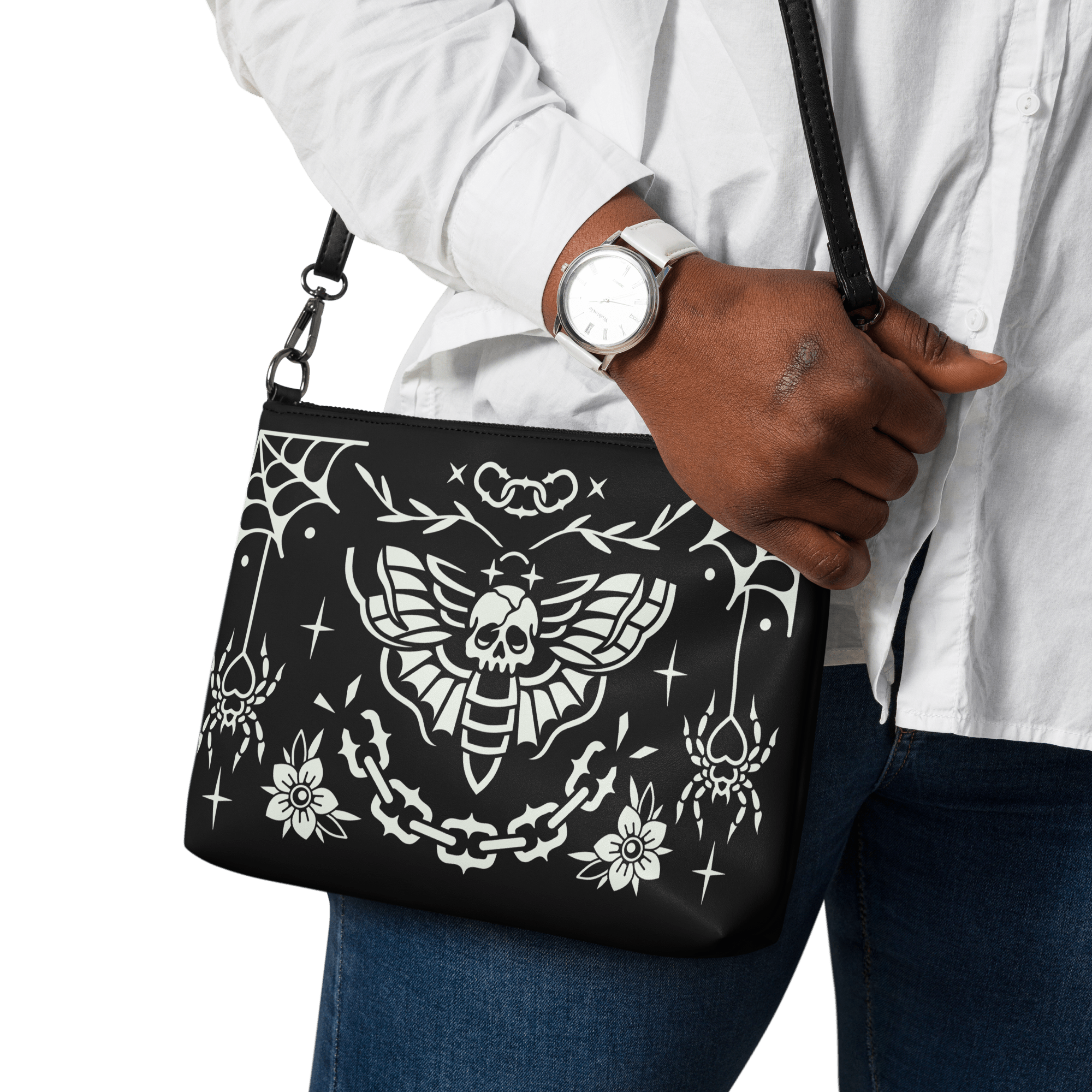 Old School Ink Crossbody Bag Goth Cloth Co.