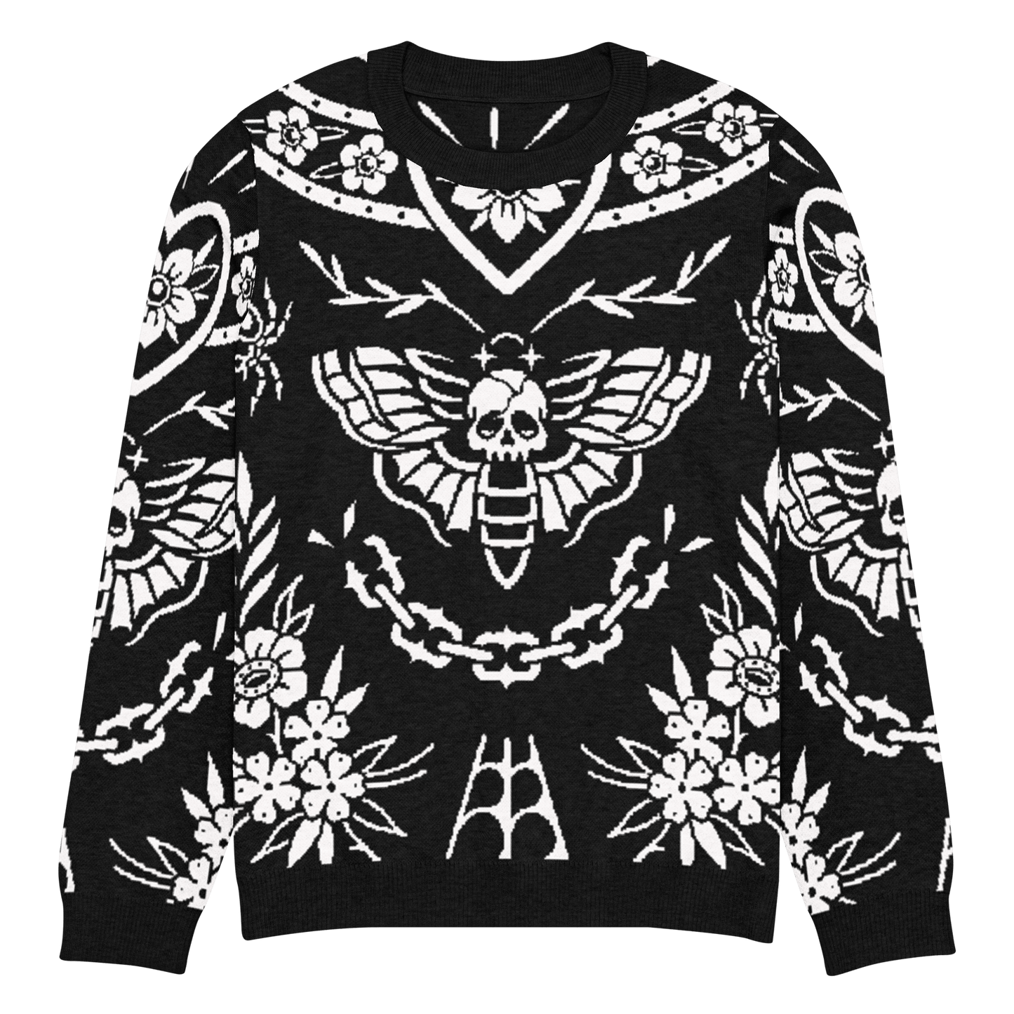 Old School Ink Knit Crewneck Sweater Goth Cloth Co.