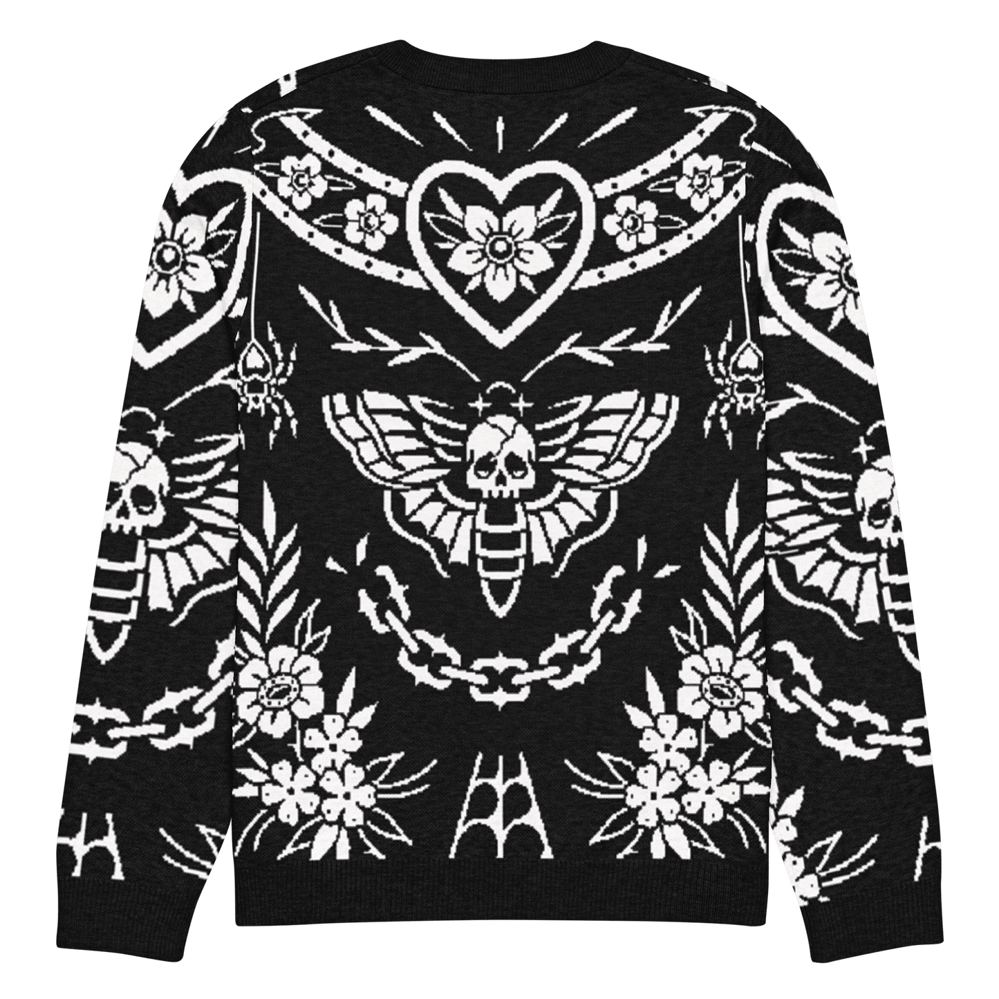 Old School Ink Knit Crewneck Sweater Goth Cloth Co.