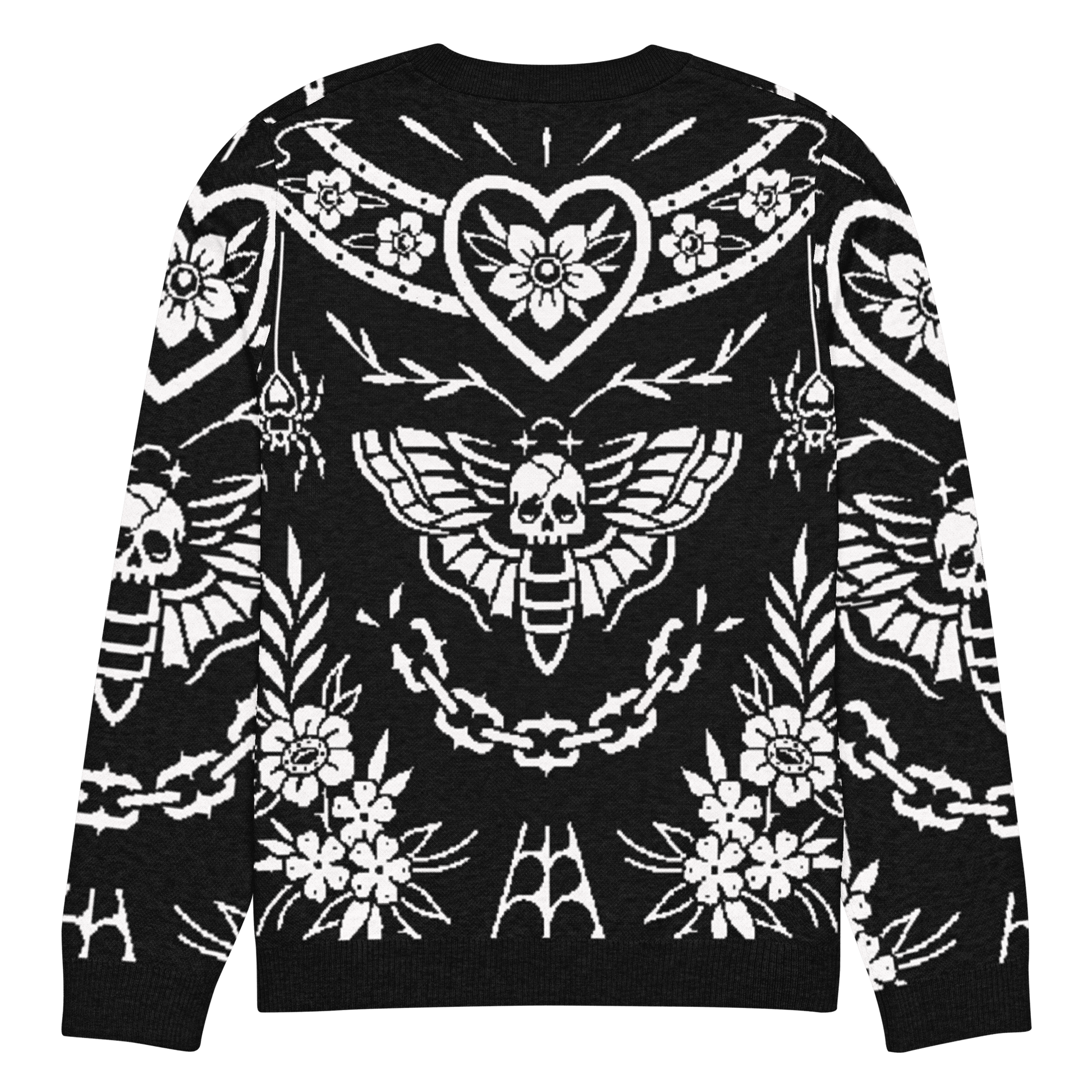 Old School Ink Knit Crewneck Sweater Goth Cloth Co.
