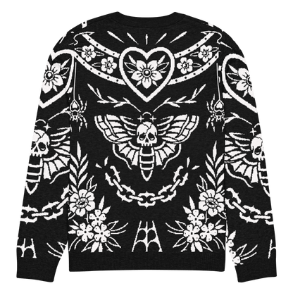 Old School Ink Knit Crewneck Sweater Goth Cloth Co.