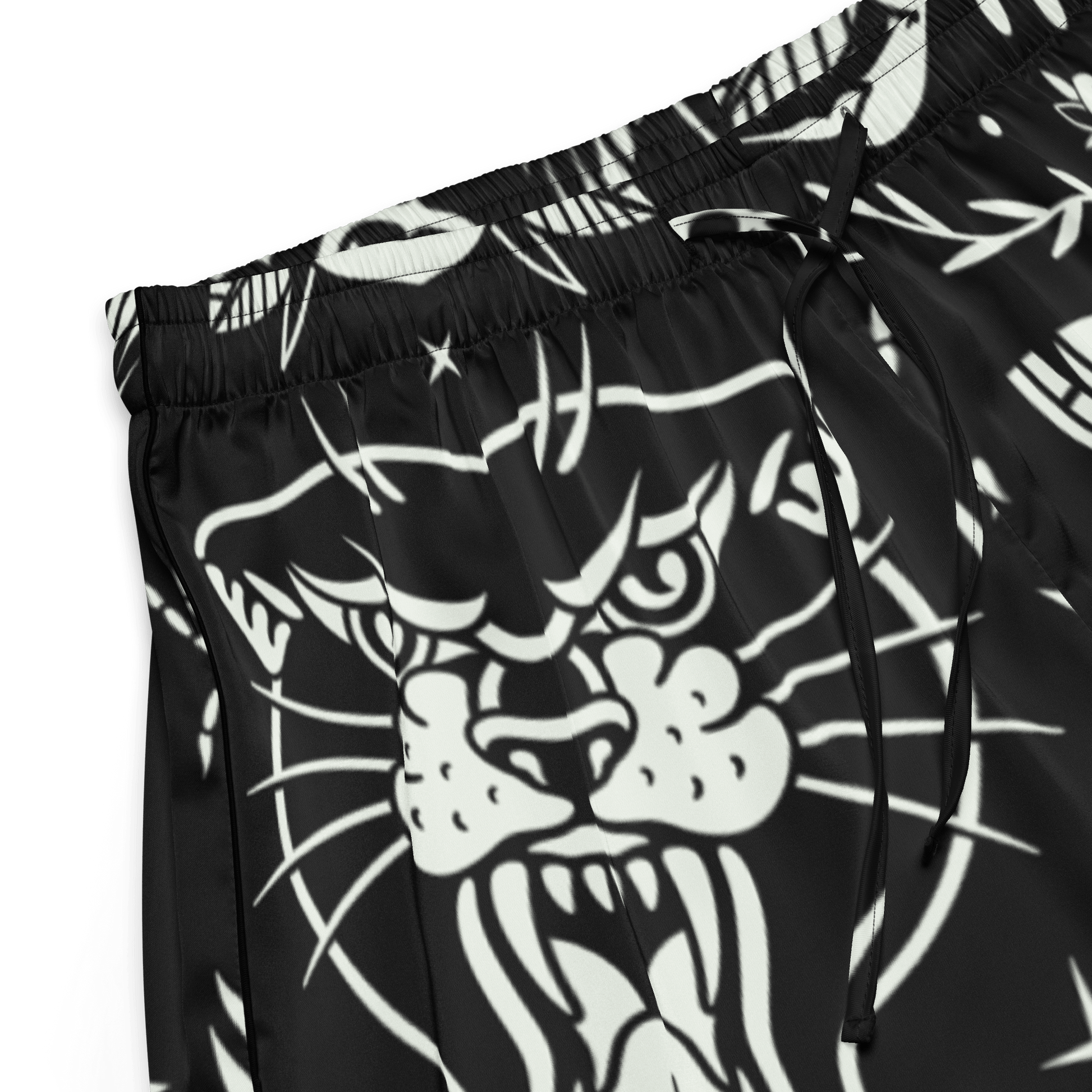 Old School Ink Silky Pajama Shorts Goth Cloth Co.