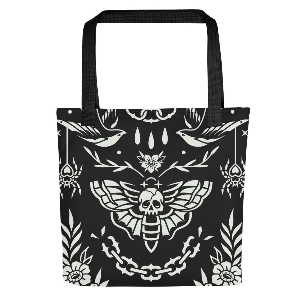 Old School Ink Tote Bag Goth Cloth Co.