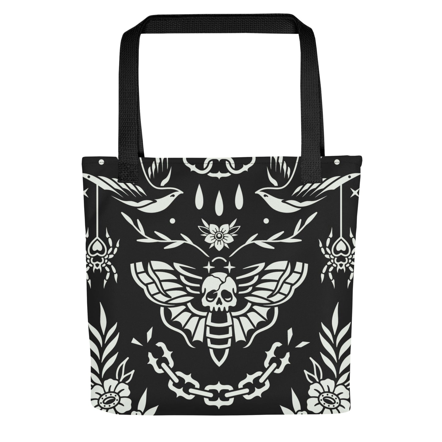 Old School Ink Tote Bag Goth Cloth Co.