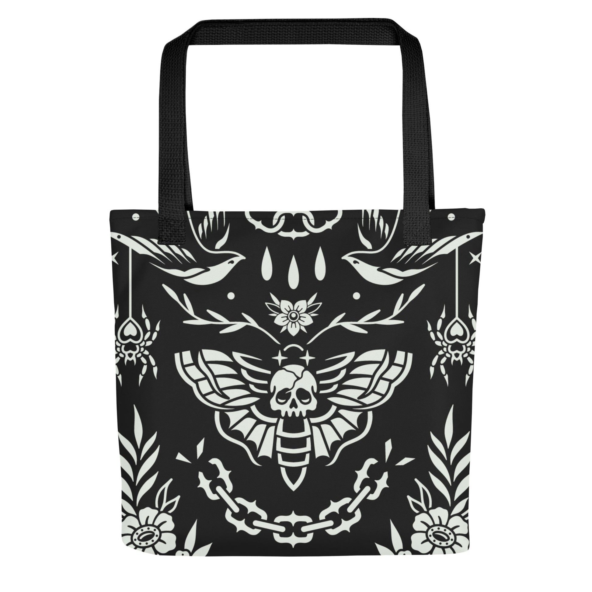 Old School Ink Tote Bag Goth Cloth Co.