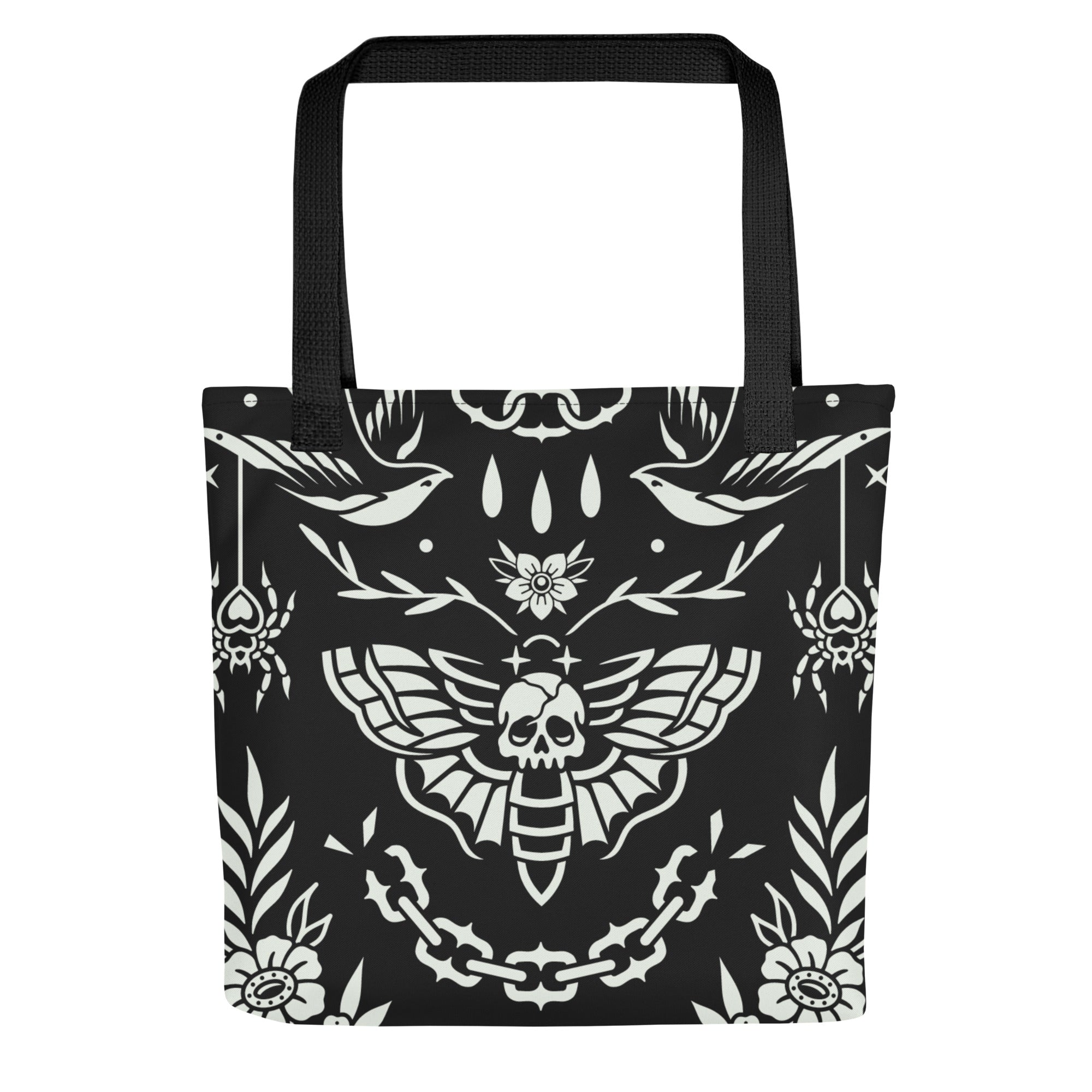 Old School Ink Tote Bag Goth Cloth Co.