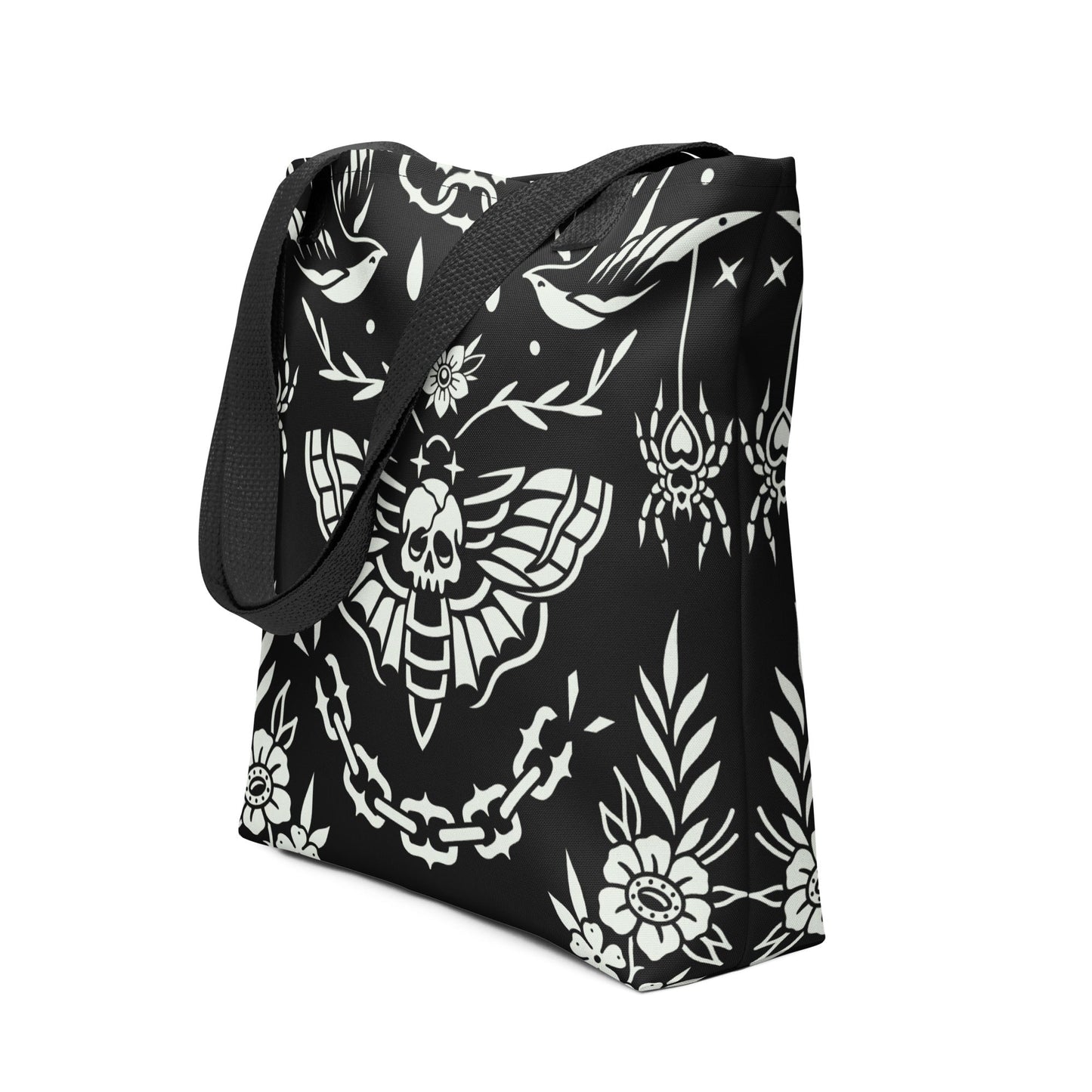 Old School Ink Tote Bag Goth Cloth Co.
