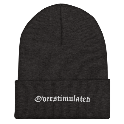 Overstimulated Cuffed Beanie Goth Cloth Co.