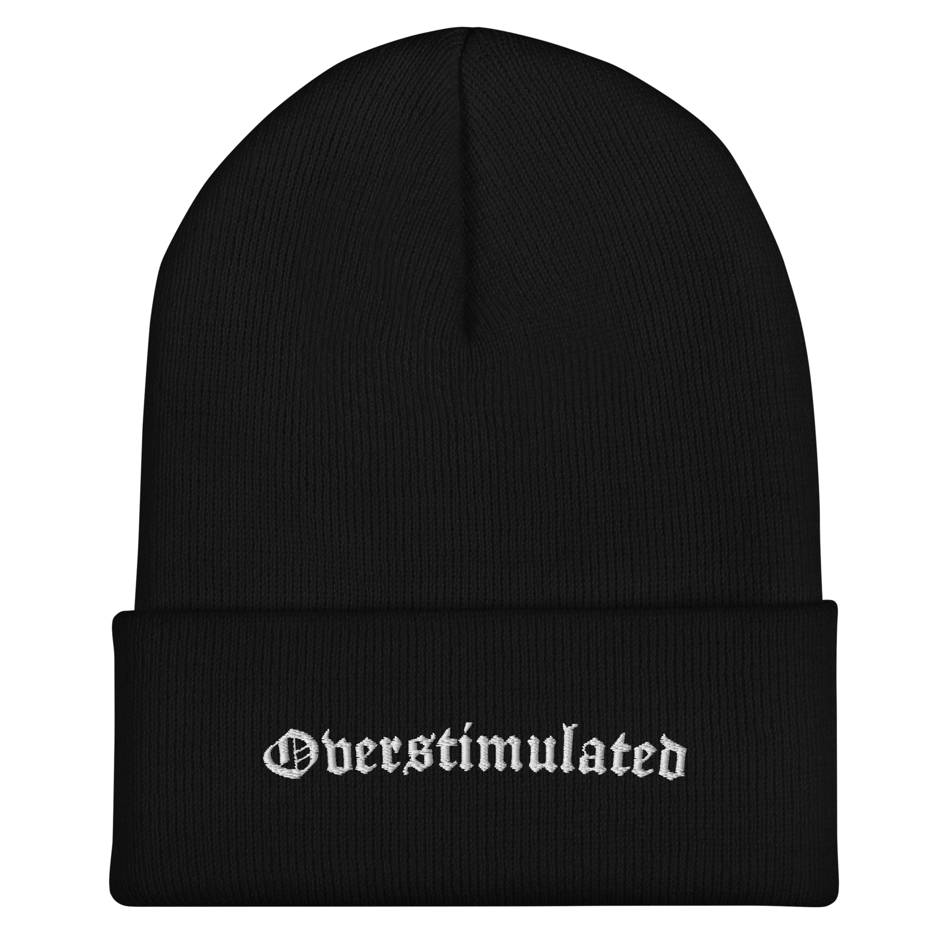 Overstimulated Cuffed Beanie Goth Cloth Co.