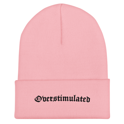 Overstimulated Cuffed Beanie Goth Cloth Co.