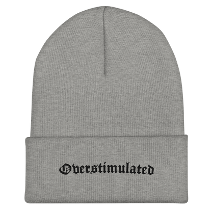 Overstimulated Cuffed Beanie Goth Cloth Co.