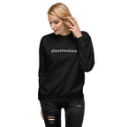 Overstimulated Embroidered Sweatshirt Goth Cloth Co.