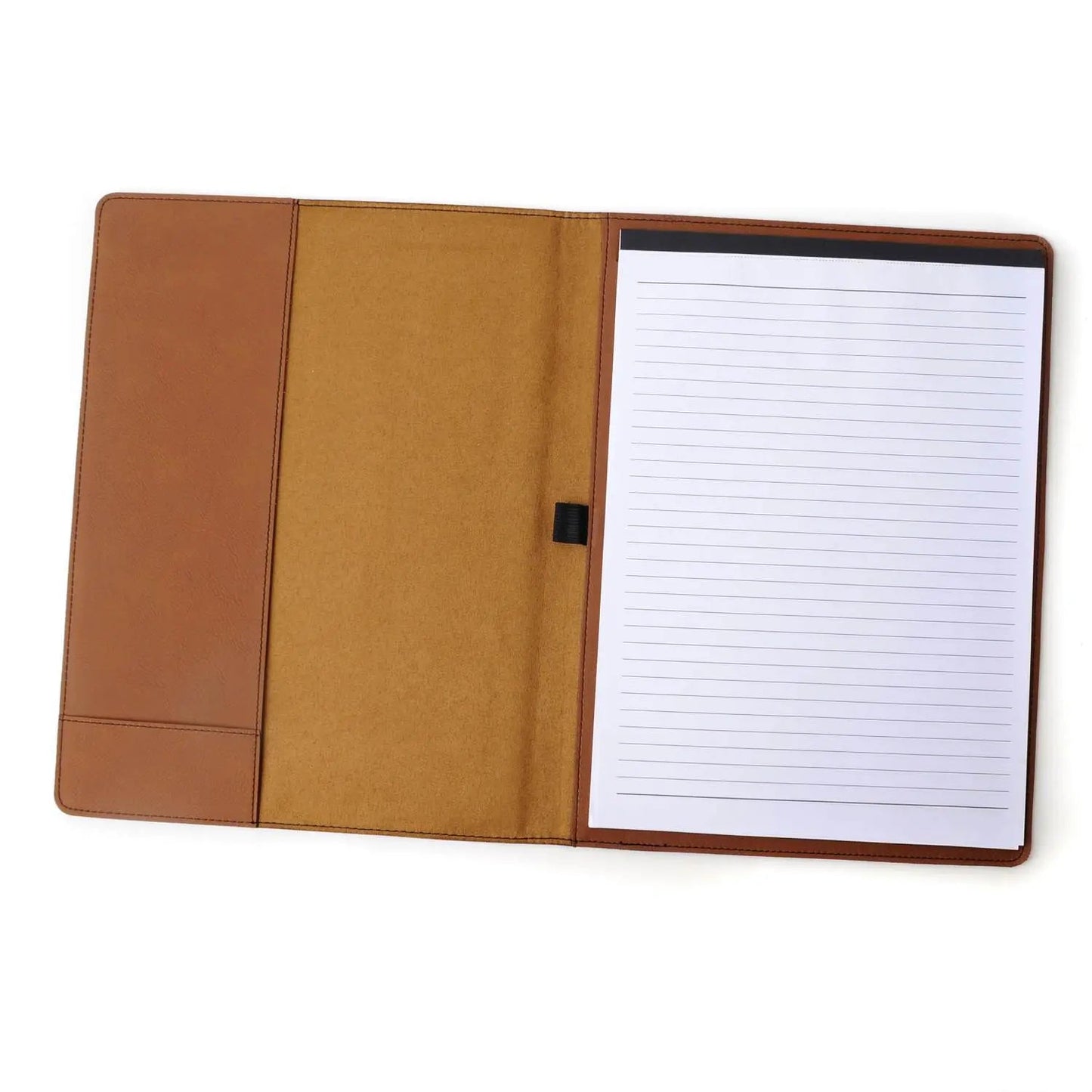 Personalized Leather Portfolio with Notepad - Gift for Girl Boss business padfolio organizer Joyful Moose