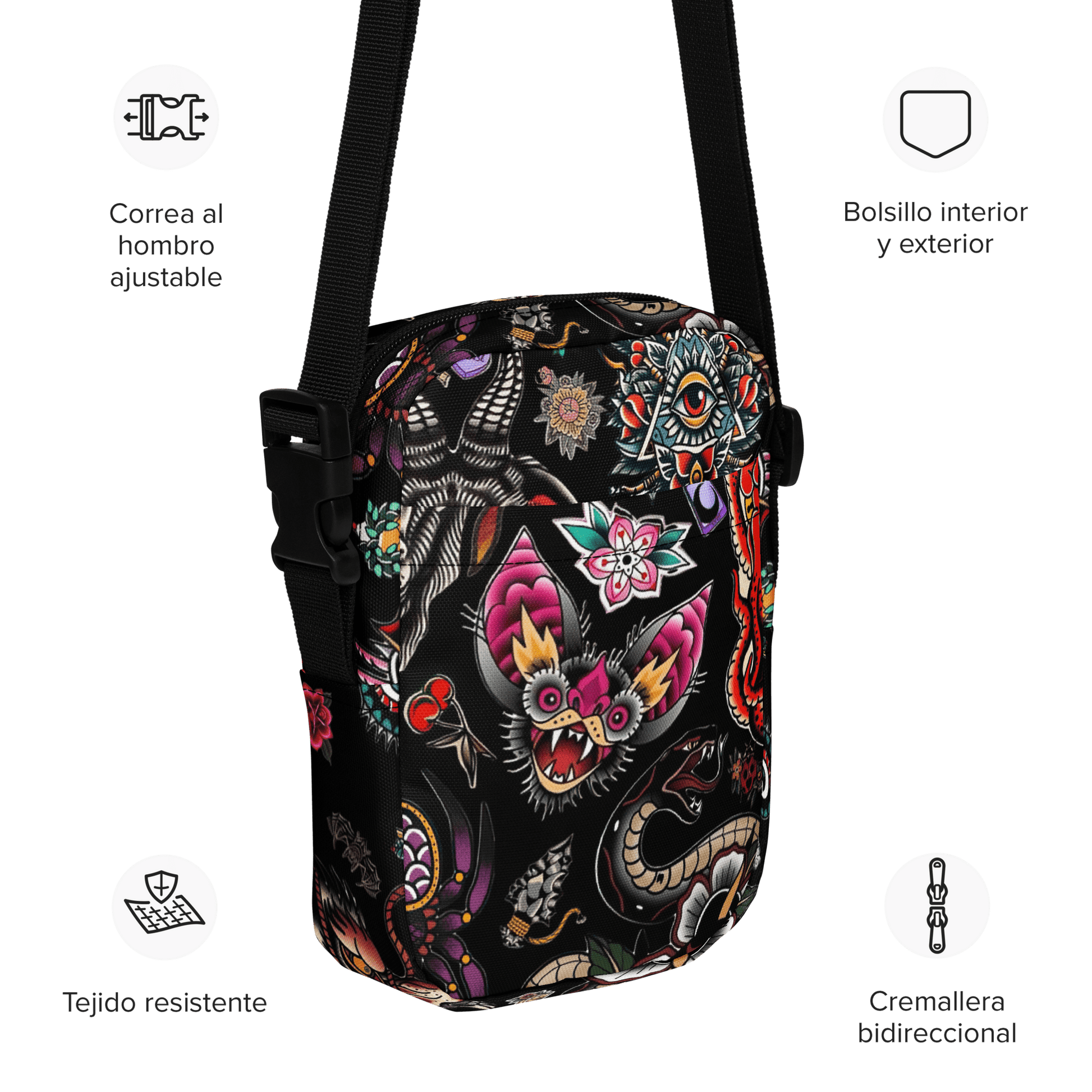 Phantom Flash Crossbody Bag Goth Cloth Co.
