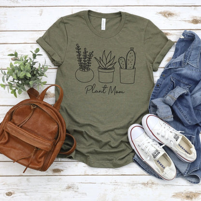 Plant Mom Tshirt, Plant Lady shirt, plant shirt, house plant lover, birthday gift for her, plant lover shirt, plant t-shirt Joyful Moose