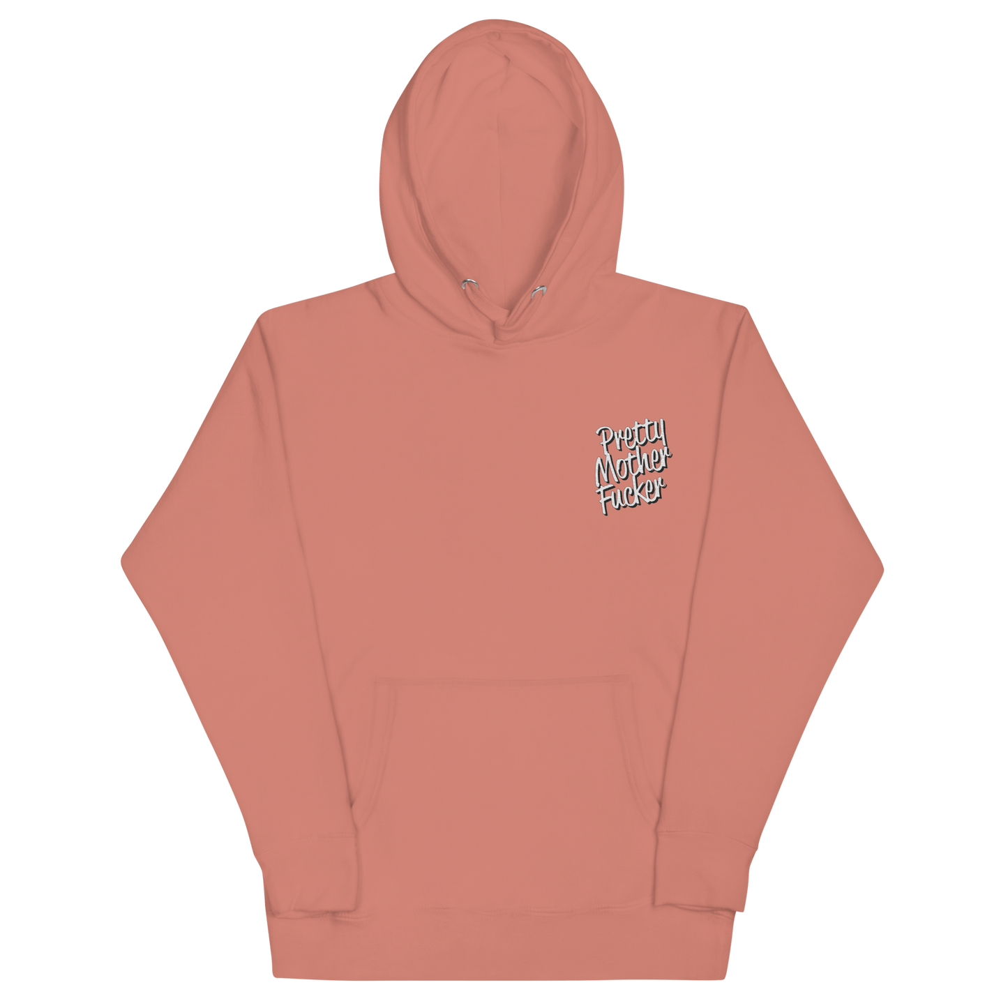 Pretty Mother Fucker Embroidered Hoodie Goth Cloth Co.