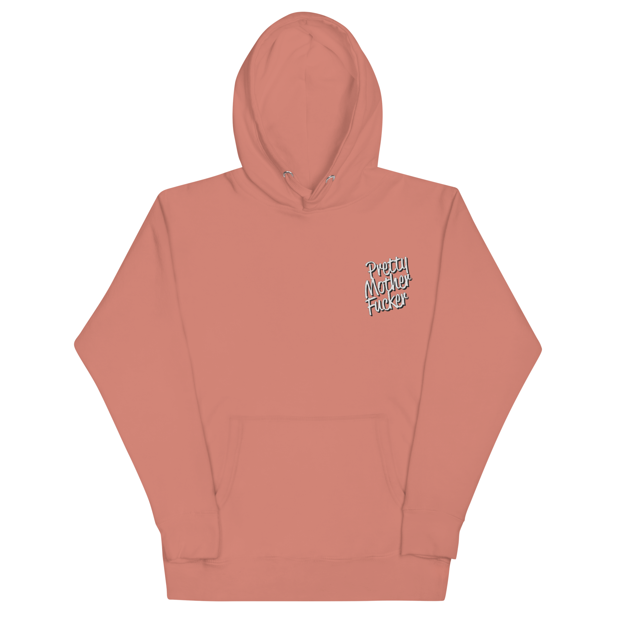 Pretty Mother Fucker Embroidered Hoodie Goth Cloth Co.