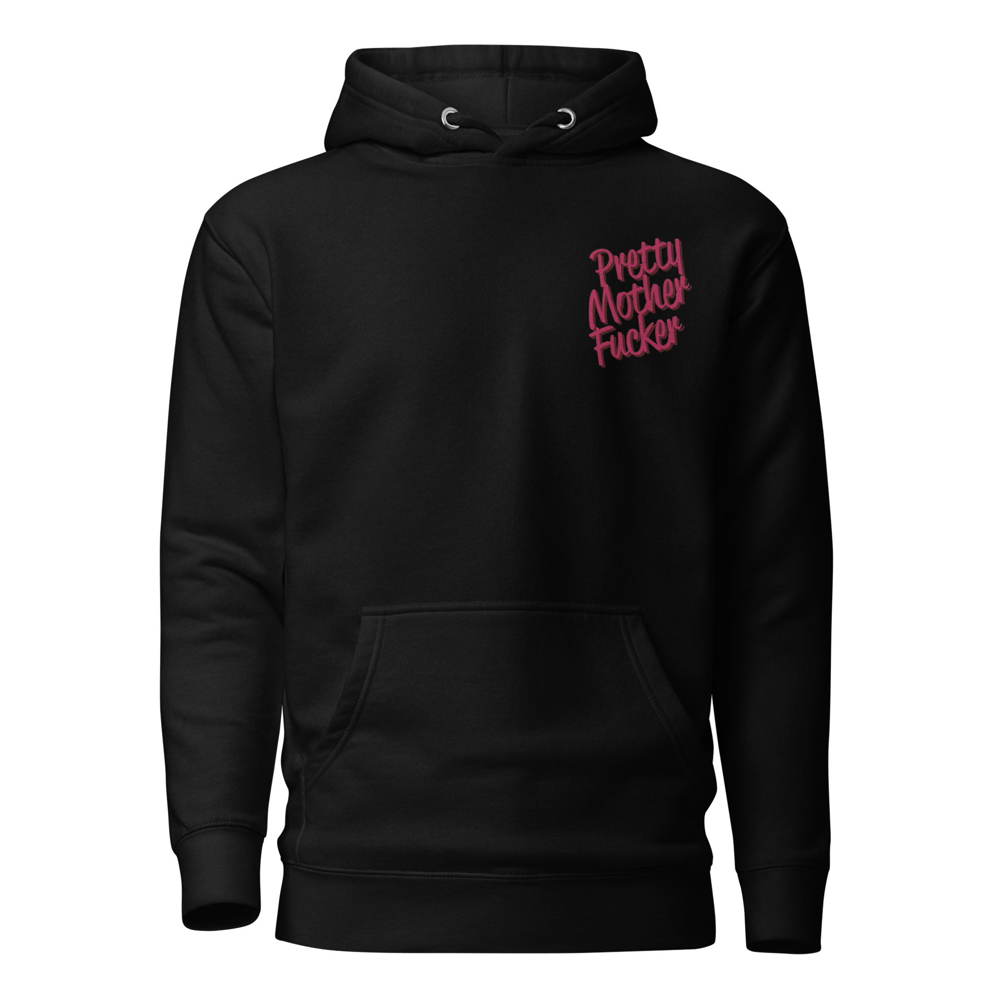 Pretty Mother Fucker Embroidered Hoodie Goth Cloth Co.