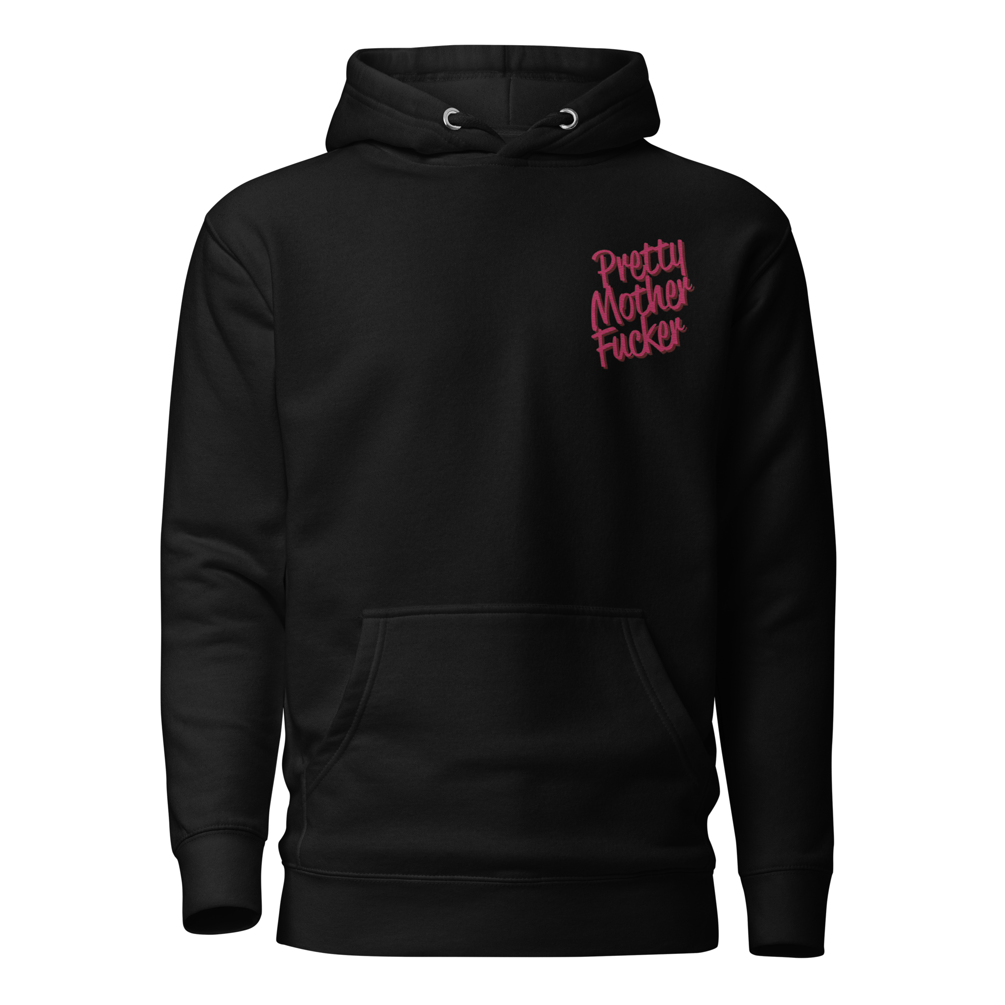Pretty Mother Fucker Embroidered Hoodie Goth Cloth Co.