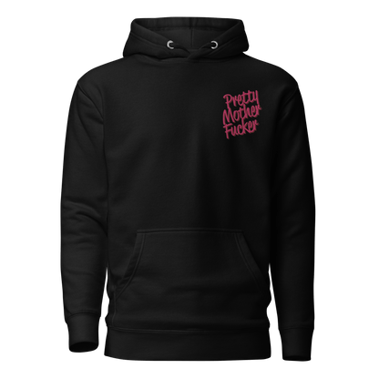 Pretty Mother Fucker Embroidered Hoodie Goth Cloth Co.