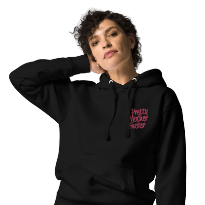 Pretty Mother Fucker Embroidered Hoodie Goth Cloth Co.