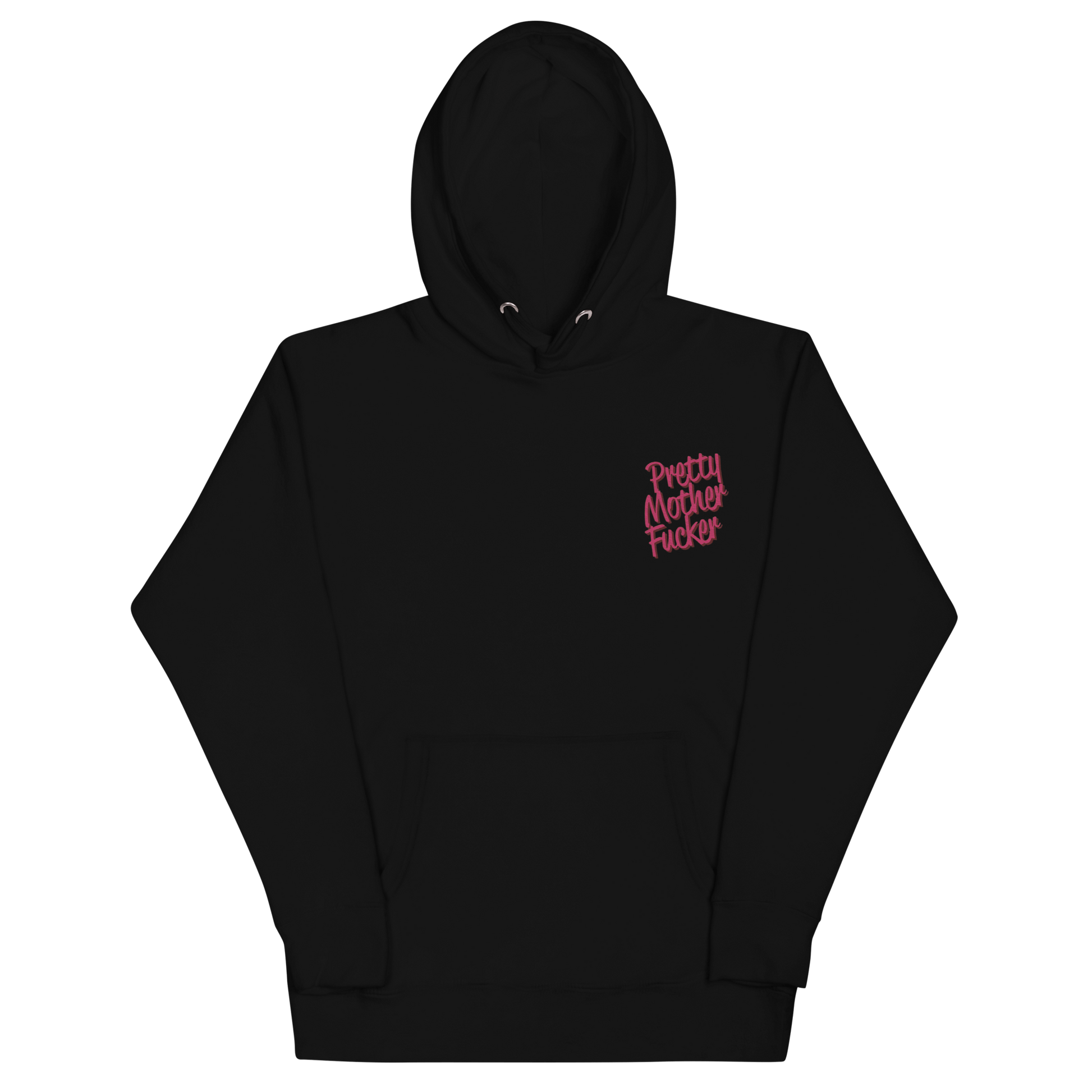 Pretty Mother Fucker Embroidered Hoodie Goth Cloth Co.