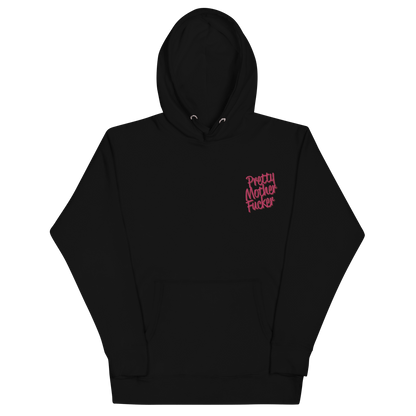 Pretty Mother Fucker Embroidered Hoodie Goth Cloth Co.