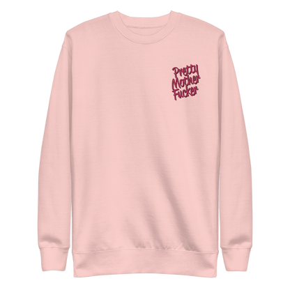Pretty Mother Fucker Embroidered Unisex Sweatshirt Goth Cloth Co.