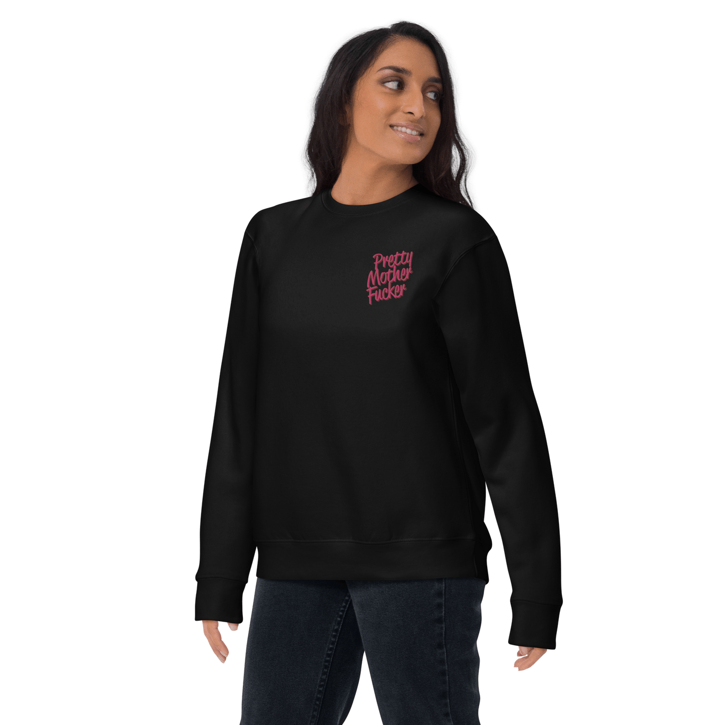 Pretty Mother Fucker Embroidered Unisex Sweatshirt Goth Cloth Co.