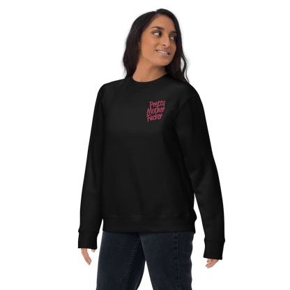 Pretty Mother Fucker Embroidered Unisex Sweatshirt Goth Cloth Co.