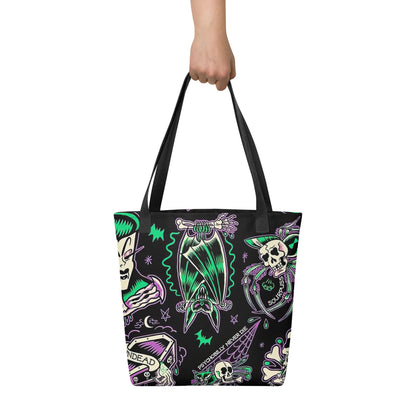 Psychobilly Blast Tote Bag Goth Cloth Co.